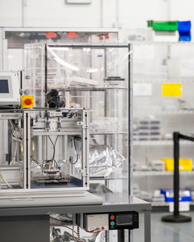 Tester on R&D Line